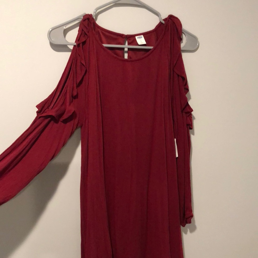 NWT old navy cold shoulder dress size S
